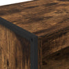 Korkeat kaapit 2 kpl Savupuu 60 x 36 x 300 cm Tekninen puu