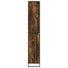 Korkeat kaapit 2 kpl Savupuu 60 x 36 x 300 cm Tekninen puu