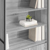 Sonoma harmaat korkeat kaapit 2 kpl 60 x 36 x 300 cm