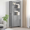 Sonoma harmaat korkeat kaapit 2 kpl 60 x 36 x 300 cm