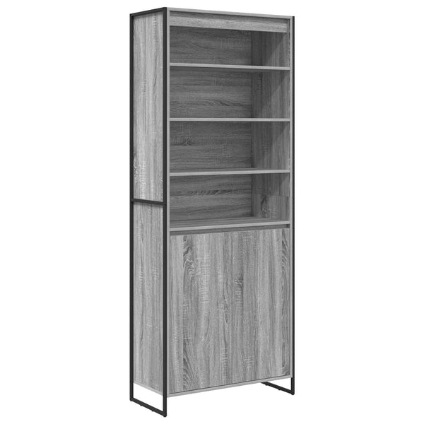 Sonoma harmaat korkeat kaapit 2 kpl 60 x 36 x 300 cm