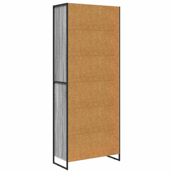 Sonoma harmaat korkeat kaapit 2 kpl 60 x 36 x 300 cm