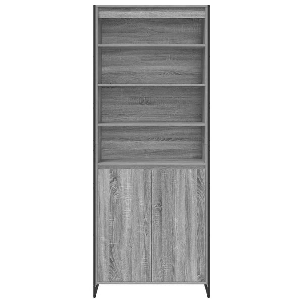 Sonoma harmaat korkeat kaapit 2 kpl 60 x 36 x 300 cm