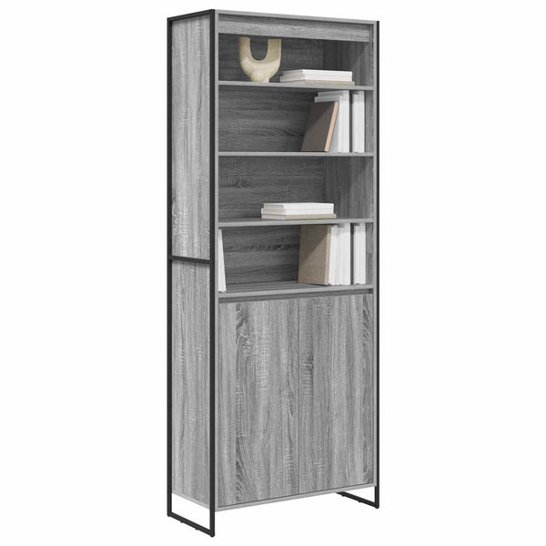 Sonoma harmaat korkeat kaapit 2 kpl 60 x 36 x 300 cm
