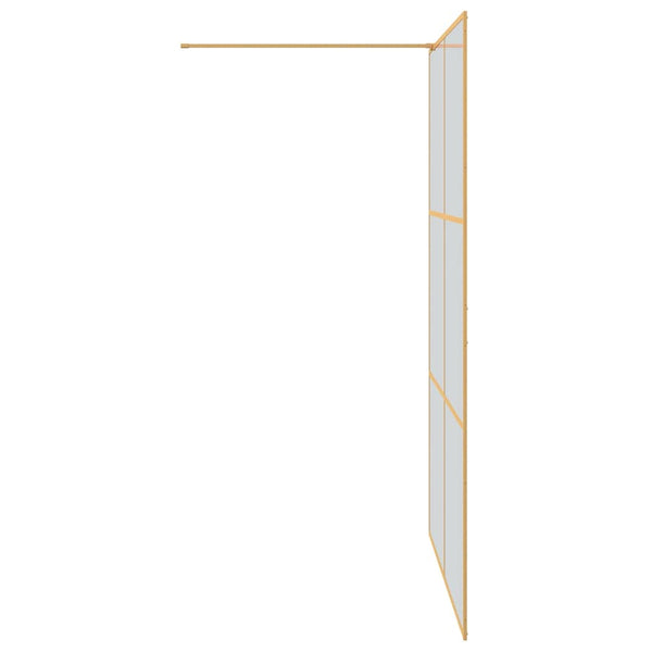 Kävelykylpyhuoneen seinä Kulta 140 x 195 cm karkaistu lasi