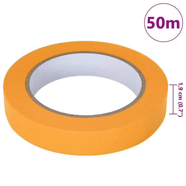 Maalaustelat 6 kpl Keltainen 19mm x 50m Paperi