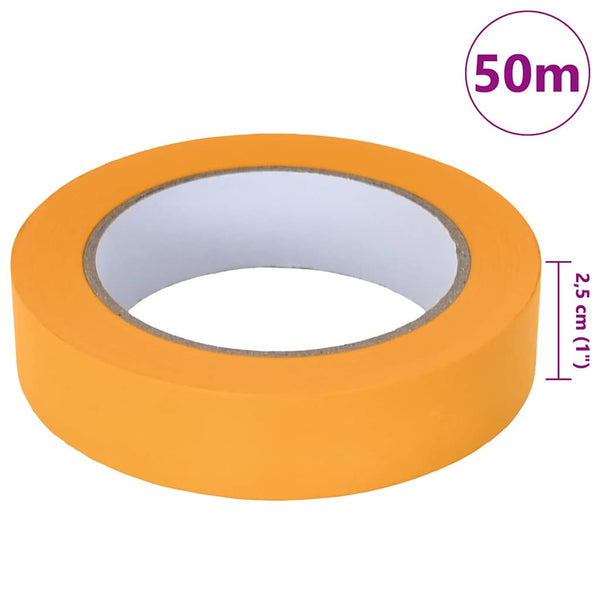 Maalaustelat 12 kpl Keltainen 25mm x 50m Paperi