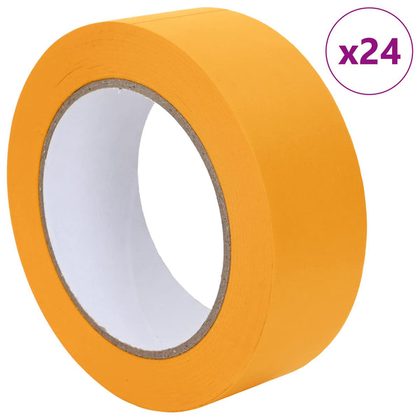 Maalaustelat 24 kpl Keltainen 38mm x 50m Paperi