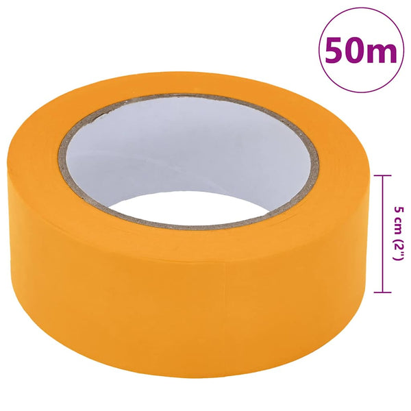Maalaustelat 6 kpl Keltainen 50mm x 50m Paperi
