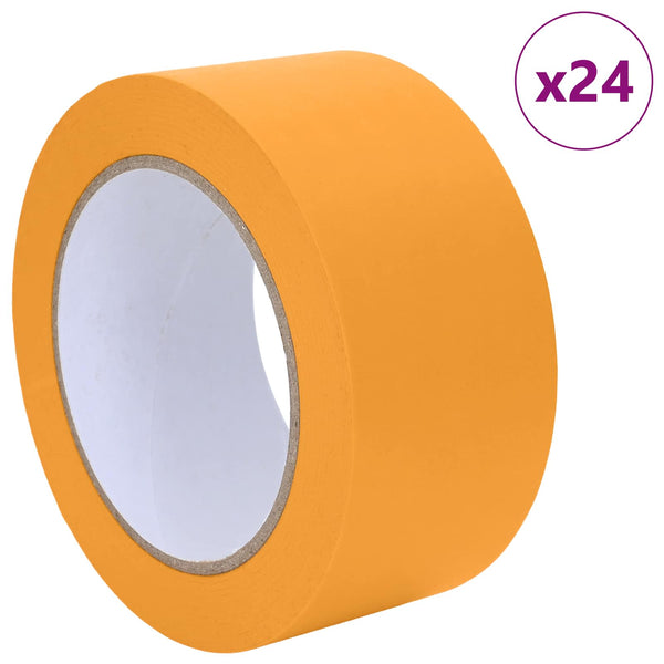 Maalaustelat 24 kpl Keltainen 50mm x 50m Paperi