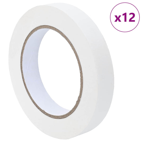 Maalaustelat 12 kpl valkoinen 19mm x 50m Paperi