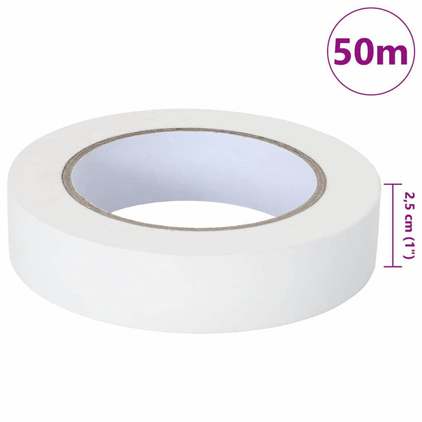 Maalaustelat 50 kpl valkoinen 25mm x 50m Paperi