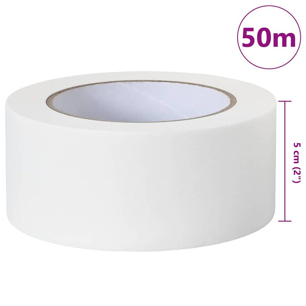 Maalaustelat 6 kpl valkoinen 50mm x 50m Paperi