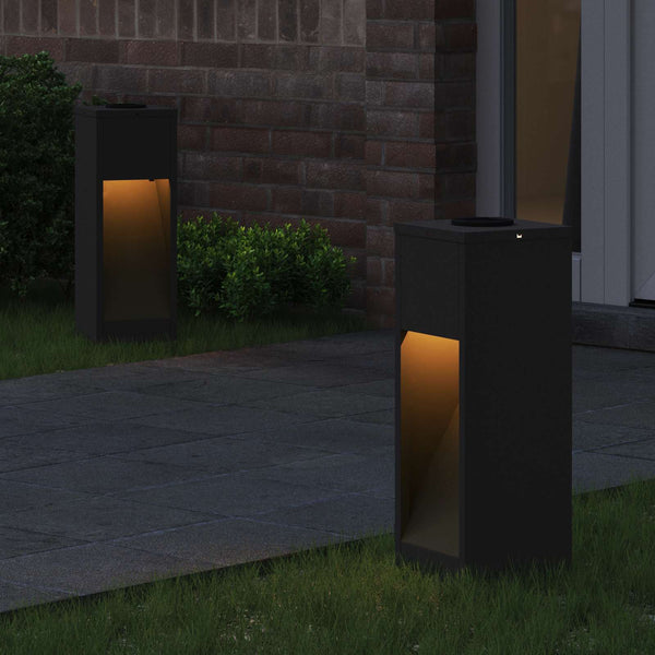 Aurinkoinen LED-polkuvalo 2 kpl Lämpimän Valkoinen