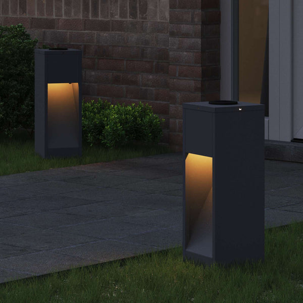 Aurinkoinen LED-polkuvalo 2 kpl Lämpimän Valkoinen