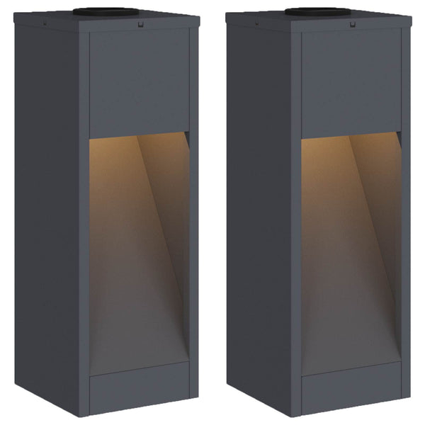 Aurinkoinen LED-polkuvalo 2 kpl Lämpimän Valkoinen