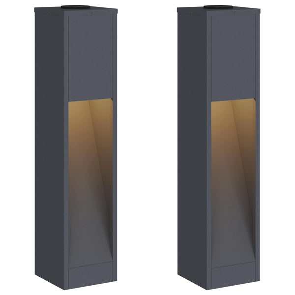 Aurinkoinen LED-polkuvalo 2 kpl Lämpimän Valkoinen
