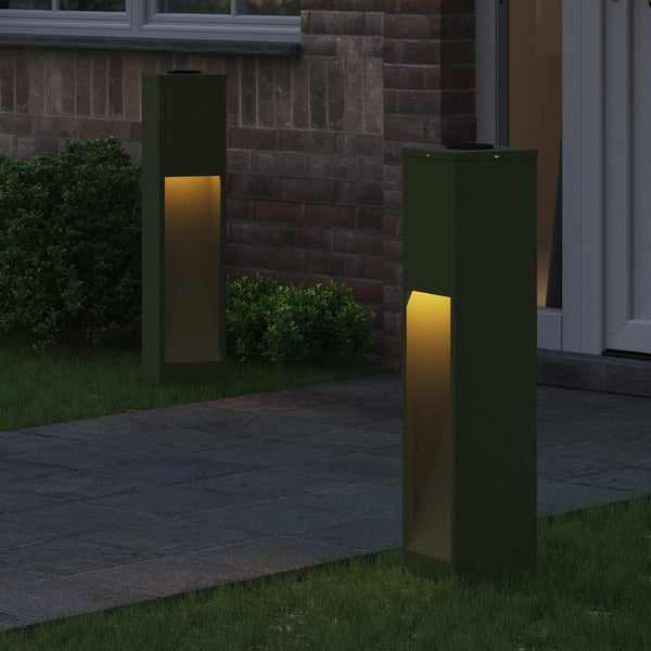 Aurinkoinen LED-polkuvalo 2 kpl Lämpimän Valkoinen