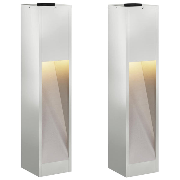 Aurinkoinen LED-polkuvalo 2 kpl Lämpimän Valkoinen