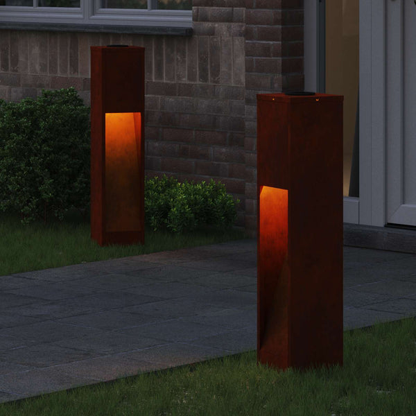 Aurinkoinen LED-polkuvalo 2 kpl Lämpimän Valkoinen