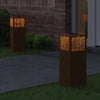 Aurinko LED-polkuvalo 2 kpl Lämpimän Valkoinen 18 x 18 x 50 cm