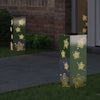 Aurinko LED-polkuvalo 2 kpl Lämpimän Valkoinen 18 x 18 x 50 cm