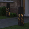 Aurinko LED-polkuvalo 2 kpl Lämpimän Valkoinen 18 x 18 x 80 cm
