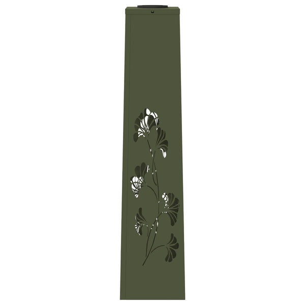 Aurinko LED-polkuvalo 2 kpl Lämpimän Valkoinen 18 x 18 x 80 cm