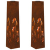 Aurinko LED-polkuvalo 2 kpl Lämpimän Valkoinen 18 x 18 x 80 cm