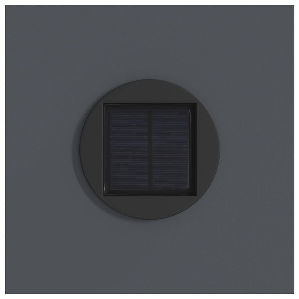 Aurinko LED-polkuvalo 2 kpl Lämpimän Valkoinen 18 x 18 x 50 cm