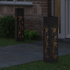Aurinko LED-polkuvalo 2 kpl Lämpimän Valkoinen 18 x 18 x 80 cm
