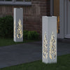 Aurinko LED-polkuvalo 2 kpl Lämpimän Valkoinen 18 x 18 x 80 cm