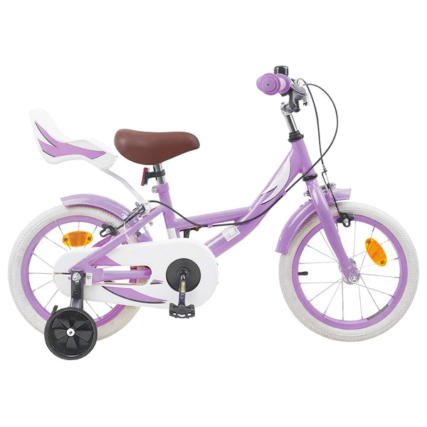 Lastenpyörä 12 Tuumaa 2-4-vuotiaille Violetti