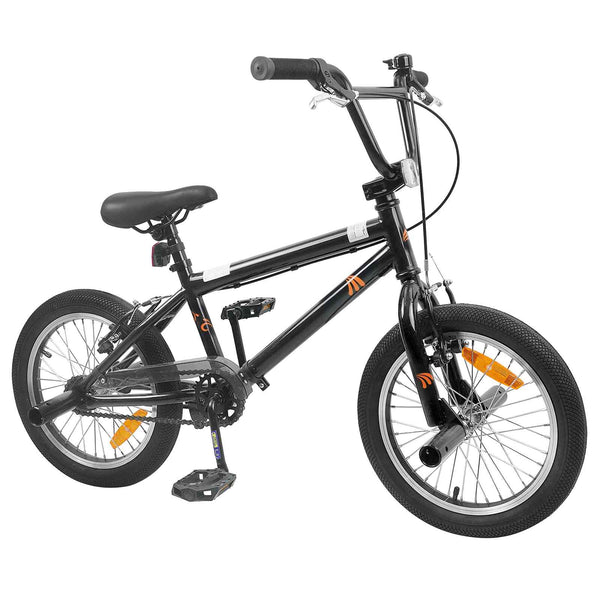 BMX Pyörä 16 Tuumaa 5-8 vuotta Musta
