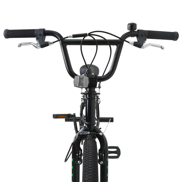 BMX Pyörä 20 Tuumaa yli 9-vuotiaille Musta