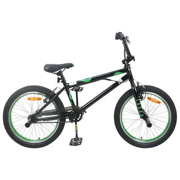 BMX Pyörä 20 Tuumaa yli 9-vuotiaille Musta