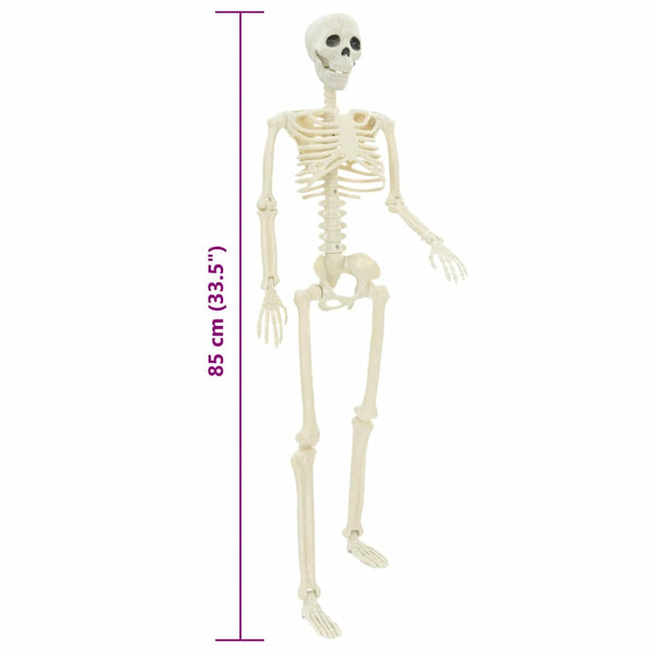 Halloween-luuranko 2 kpl Valkoinen 85 cm Polyvinyylikloridi
