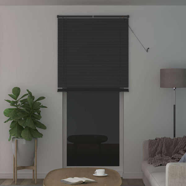 Venezia-verho Harmaa hopea 213 x 70 cm 25 mm Polyvinyylikloridi