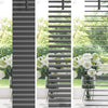 Venezia-verho Harmaa hopea 213 x 70 cm 25 mm Polyvinyylikloridi