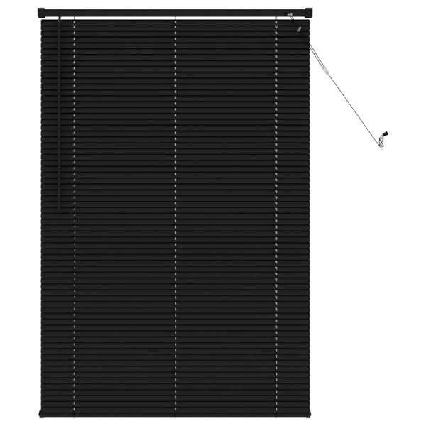 Venezia-verho Musta 150 x 90 cm 25 mm Polyvinyylikloridi
