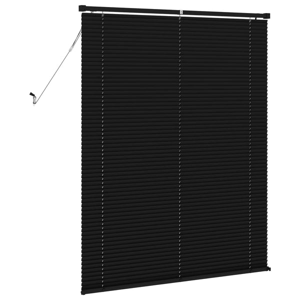 Venezia-verho Musta 150 x 110 cm 25 mm Polyvinyylikloridi