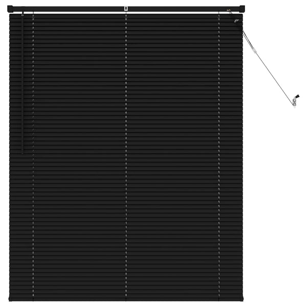 Venezia-verho Musta 150 x 120 cm 25 mm Polyvinyylikloridi