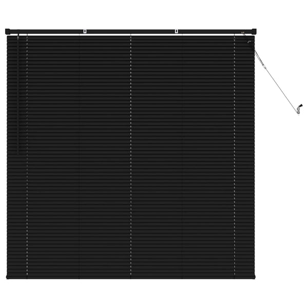 Venezia-verho Musta 150 x 130 cm 25 mm Polyvinyylikloridi