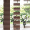Venezia-verho Tumma ruskea kuviolla 150 x 80 cm 25 mm