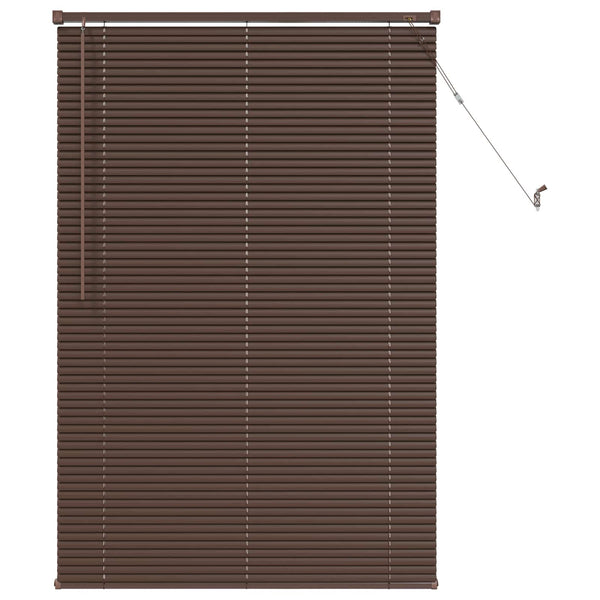 Venezia-verho Tumma ruskea kuviolla 150 x 90 cm 25 mm