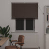 Venezia-verho Tumma ruskea kuviolla 150 x 120 cm 25 mm
