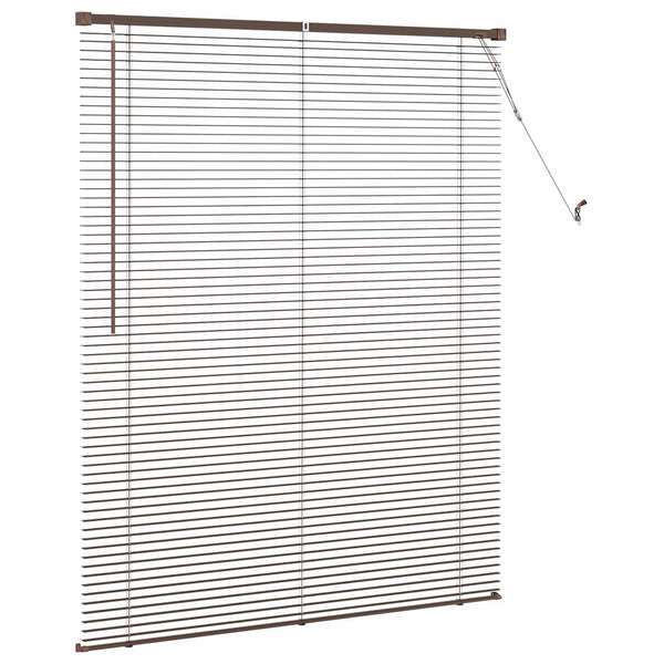 Venezia-verho Tumma ruskea kuviolla 150 x 120 cm 25 mm
