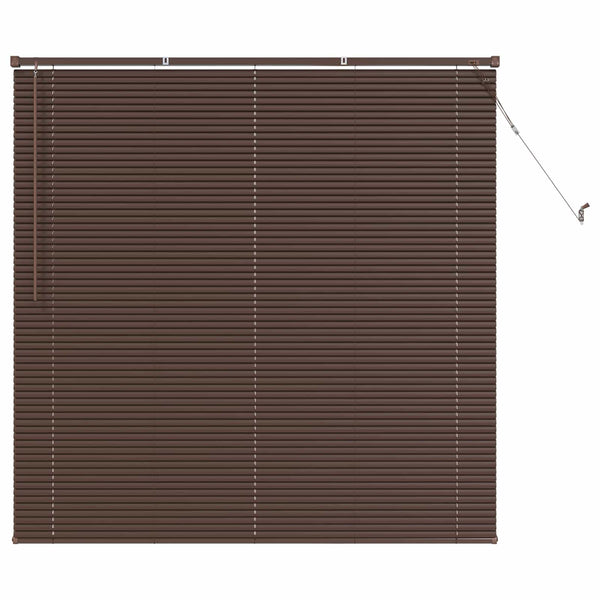 Venezia-verho Tumma ruskea kuviolla 150 x 140 cm 25 mm