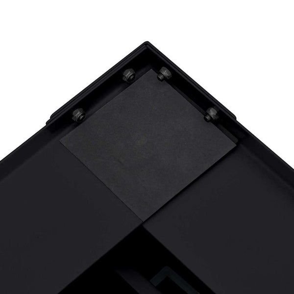 Mustat jalustat pesukoneelle 64 x 55 x 32.5 cm Terästä