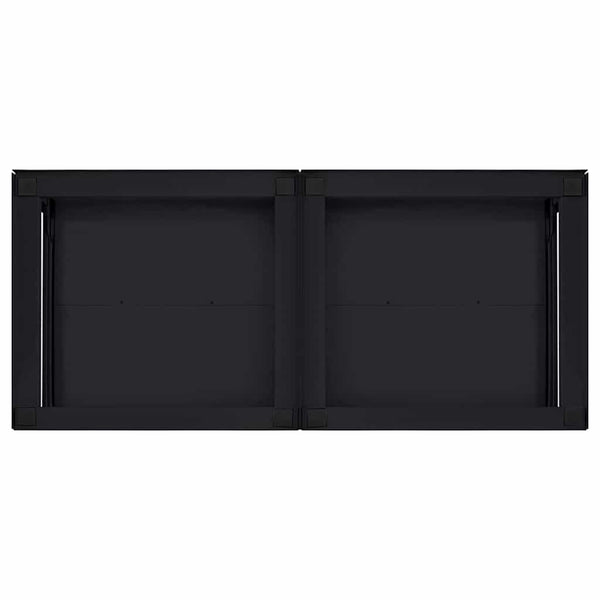 Pesukoneen jalusta Teräksinen 2 kpl Musta 64 x 55 x 32.5 cm